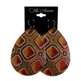 Mi Amore Dangle-Earrings Brown/Multicolor