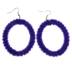 Mi Amore Dangle-Earrings Purple
