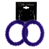 Mi Amore Dangle-Earrings Purple