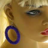 Mi Amore Dangle-Earrings Purple