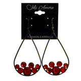 Mi Amore Dangle-Earrings Black/Red