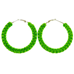 Mi Amore Hoop-Earrings Green