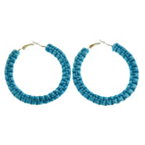 Mi Amore Hoop-Earrings Blue