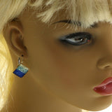 Mi Amore Dangle-Earrings Blue