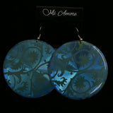 Mi Amore Dangle-Earrings Blue