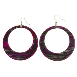 Mi Amore Dangle-Earrings Purple/Black