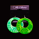 Mi Amore Dangle-Earrings Green