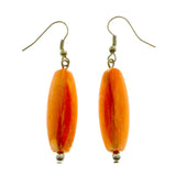 Mi Amore Dangle-Earrings Silver-Tone/Orange