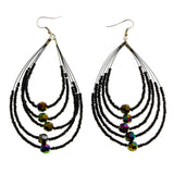 Mi Amore Dangle-Earrings Black