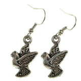 Mi Amore Dove Dangle-Earrings Silver-Tone