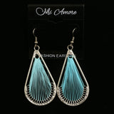 Mi Amore Dangle-Earrings Silver-Tone/Blue