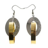 Mi Amore Dangle-Earrings Silver-Tone/Gold-Tone