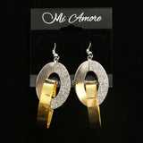 Mi Amore Dangle-Earrings Silver-Tone/Gold-Tone