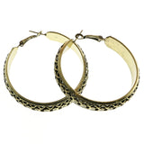 Mi Amore Hoop-Earrings Gold-Tone