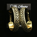 Mi Amore Hoop-Earrings Gold-Tone