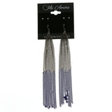 Mi Amore Dangle-Earrings Dark-Silver/Blue