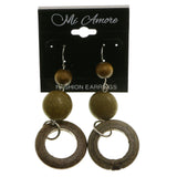 Mi Amore Dangle-Earrings Silver-Tone/Green