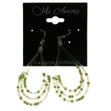 Mi Amore Dangle-Earrings Silver-Tone/Green