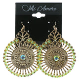 Mi Amore Dangle-Earrings Gold-Tone/Green