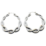 Mi Amore Hoop-Earrings Silver-Tone