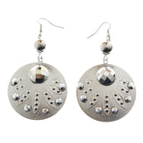 Mi Amore Drop-Dangle-Earrings Silver-Tone