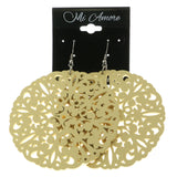 Mi Amore Filligree Dangle-Earrings Tan