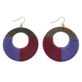 Mi Amore Dangle-Earrings Brown/Purple