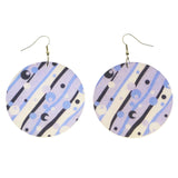 Mi Amore Dangle-Earrings Blue/White