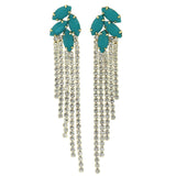 Mi Amore Chandelier-Earrings Gold-Tone/Blue