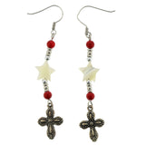 Mi Amore Dangle-Earrings Silver-Tone/Multicolor