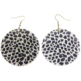 Mi Amore Spotted Dangle-Earrings Silver-Tone/Black