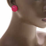 Mi Amore Post-Earrings Pink