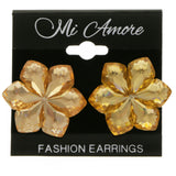 Mi Amore Post-Earrings Gold-Tone/Silver-Tone