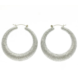 Mi Amore Hoop-Earrings Silver-Tone