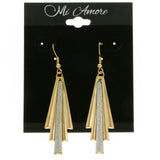 Mi Amore Dangle-Earrings Gold-Tone/Silver-Tone