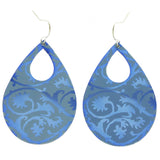 Mi Amore Dangle-Earrings Blue/Silver-Tone