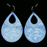 Mi Amore Dangle-Earrings Blue/Silver-Tone