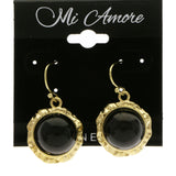 Mi Amore Dangle-Earrings Gold-Tone/Black