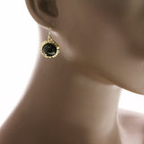 Mi Amore Dangle-Earrings Gold-Tone/Black