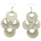 Mi Amore Drop-Dangle-Earrings Silver-Tone