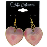 Mi Amore Dangle-Earrings Gold-Tone/Pink
