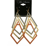 MiAmore Dangle-Earrings Gold-Tone/Peach