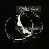 MiAmore Hoop-Earrings Silver-Tone