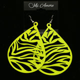 MiAmore Dangle-Earrings Silver-Tone/Yellow