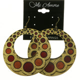 MiAmore Dangle-Earrings Bronze-Tone/Red