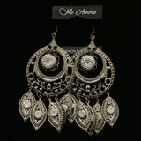 MiAmore Dangle-Earrings Dark-Silver/Gray