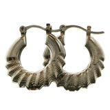 MiAmore Hoop-Earrings Dark-Silver