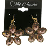 MiAmore Dangle-Earrings Gold-Tone/Pink