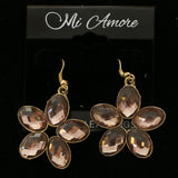 MiAmore Dangle-Earrings Gold-Tone/Pink