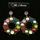 MiAmore Dangle-Earrings Bronze-Tone/Multicolor